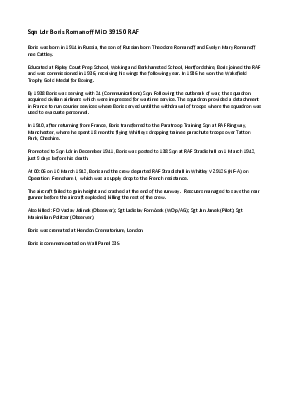 A preview of a PDF biography for Romanoff, Boris
